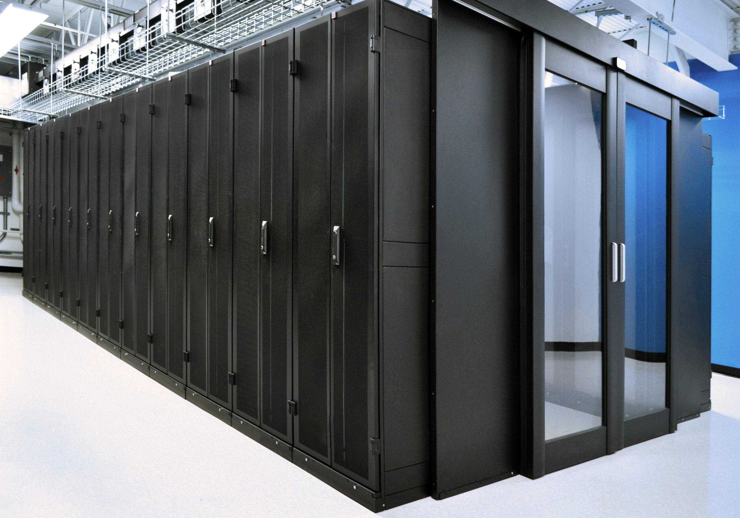 CPI Aisle Containment Solution in Hostirian Colocation Data Center (PRNewsFoto/Chatsworth Products)