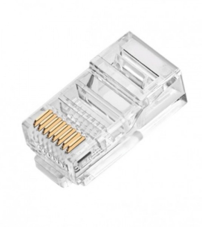 سوکت-شبکه-Cat6-Utp-پلاستیکی-RG45-برند-AMP